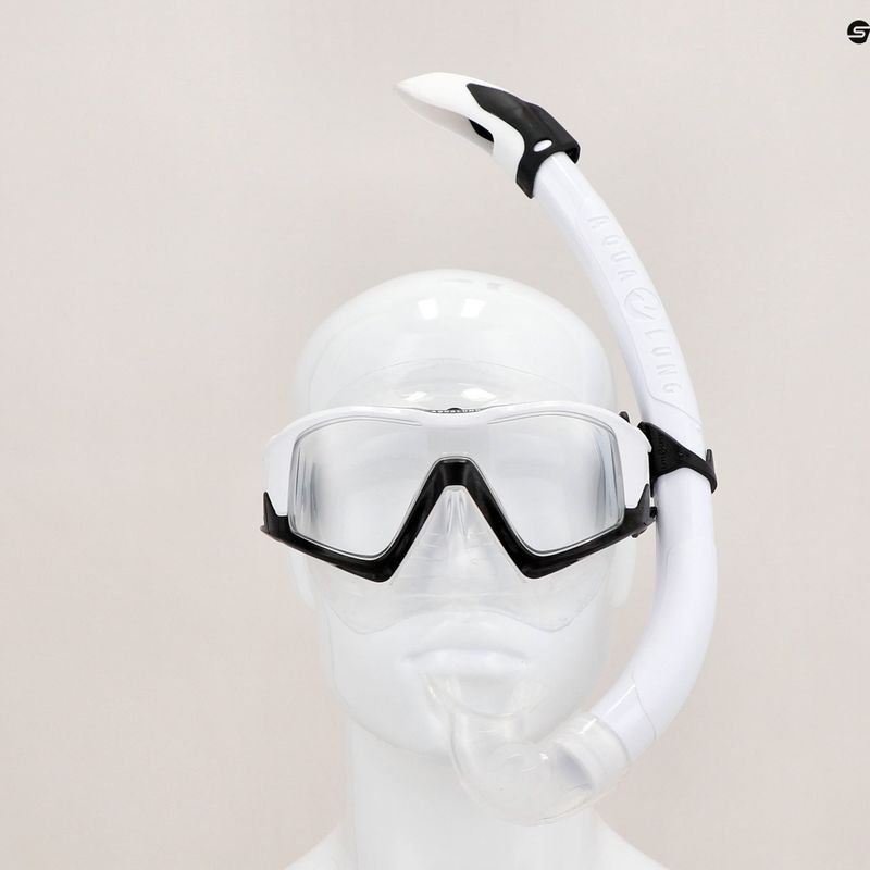 Aqualung Vita Snorkeling Set bianco/nero 15