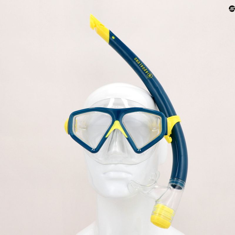 Set da snorkeling Aqualung Saturn Combo trasparente/blu 14