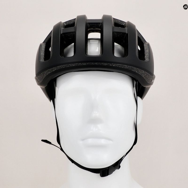 Casco da bici POC Ventral Lite nero uranio opaco 12