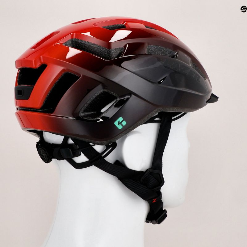 Casco da bicicletta Lazer Codax KC + net rosso/nero 8