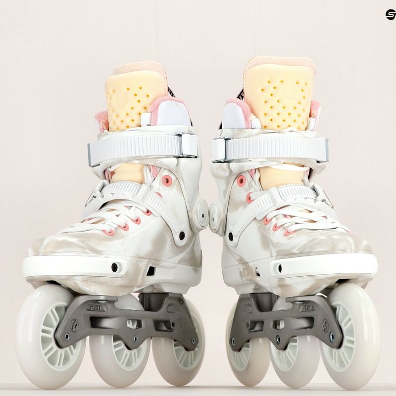 Pattini a rotelle da donna Powerslide Next Marble 100 rosa 22