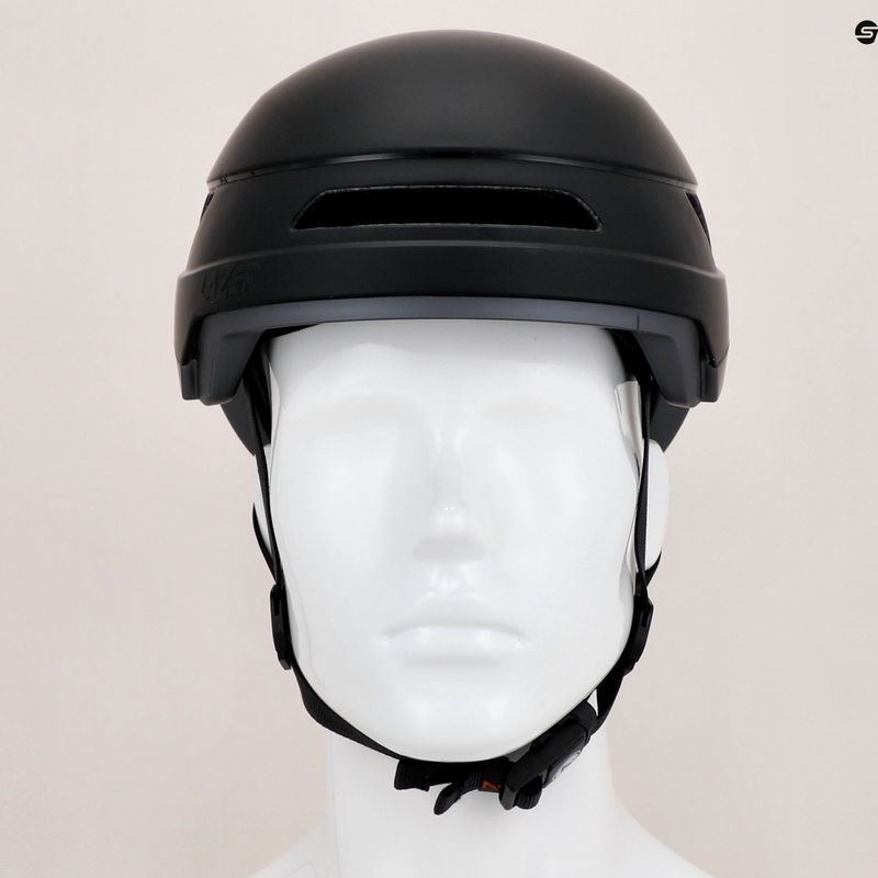 Casco da bici Lazer Urbanize NTA + Led nero opaco 9