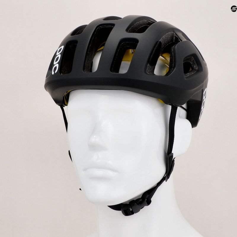 Casco da bici POC Octal MIPS nero uranio opaco 7