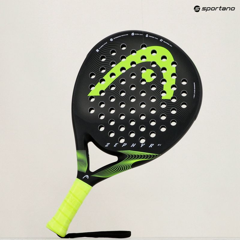 Racchetta HEAD Zephyr UL 2023 nero/giallo 7