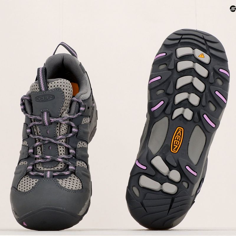 Stivali da trekking da donna KEEN Koven WP grigio acciaio/viola africana 18