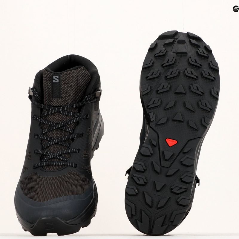 Scarpe da trekking da uomo Salomon Outrise Mid GTX nero/phantom 19