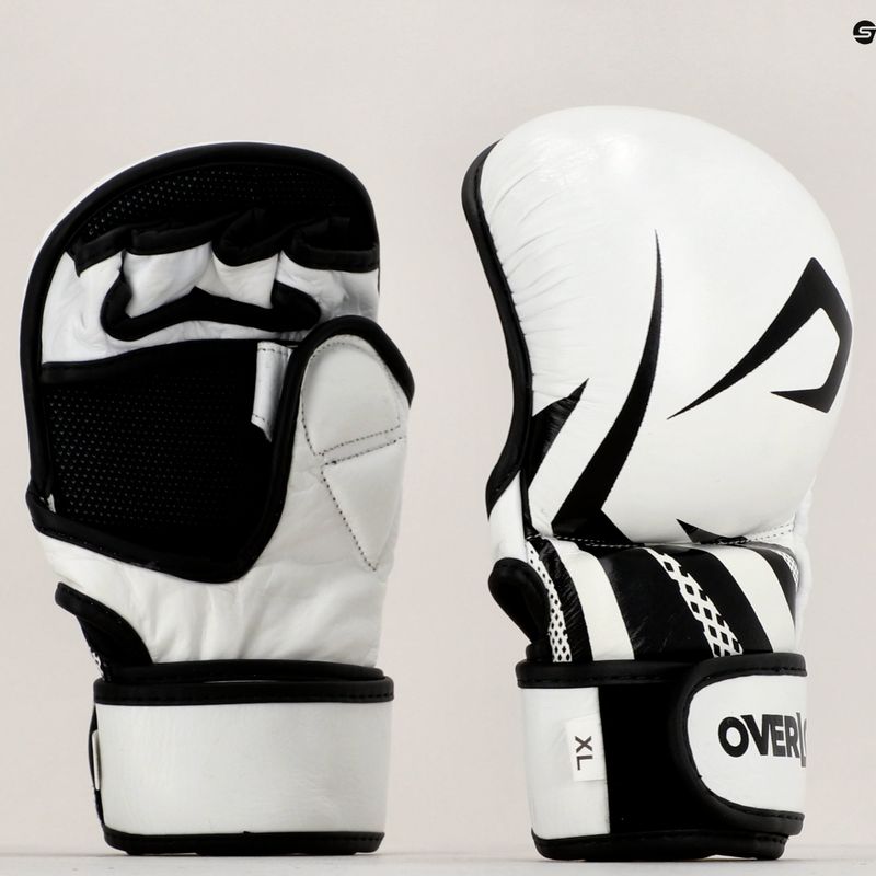 Overlord Sparring MMA guanti da grappling bianchi 8