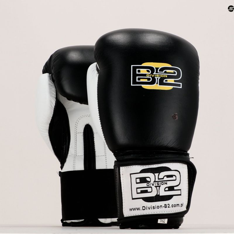 Guanti da boxe DIVISION B-2 DIV-SG01 nero/bianco 6