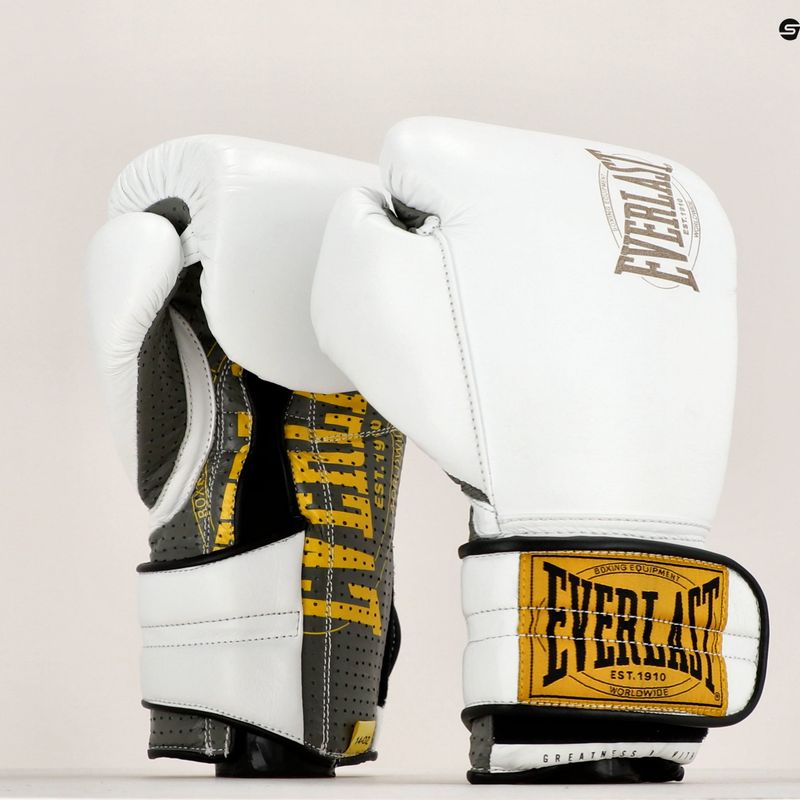 Guantoni da boxe Everlast 1910 Classic Pro bianco EV1910 7