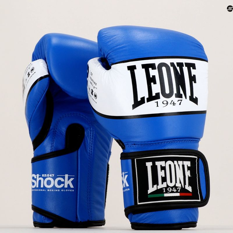 Guantoni da boxe LEONE 1947 Blu shock 8