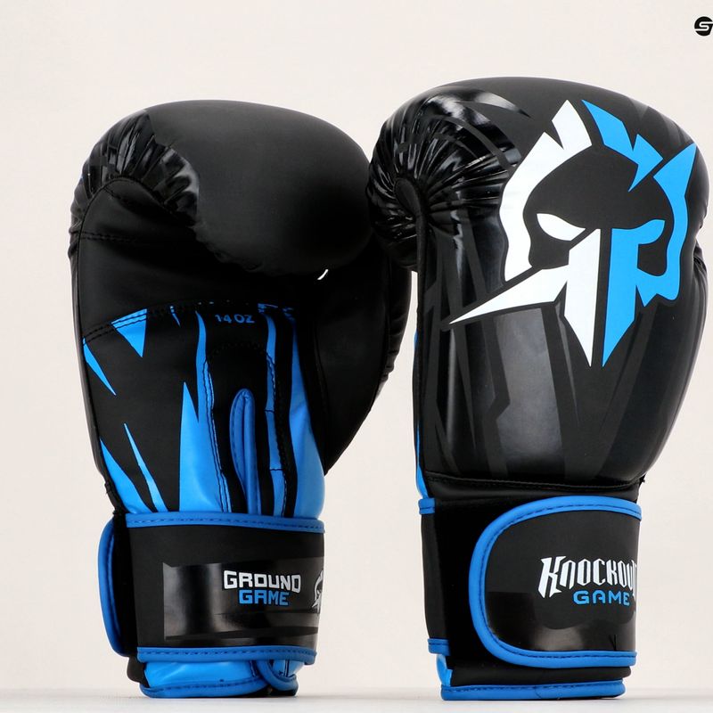 Ground Game Logo 2.0 guantoni da boxe neri 7