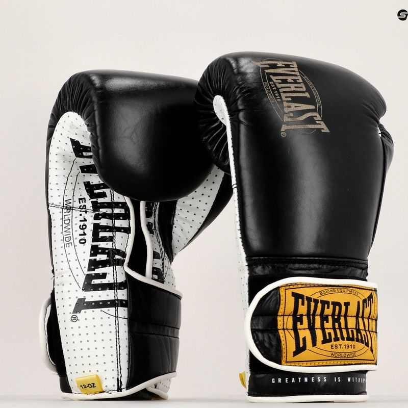 Guantoni da boxe Everlast 1910 Classic Pro nero EV1910PRO BL 8