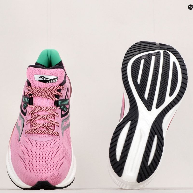 Scarpe da corsa da donna Saucony Triumph 20 peonia/basalto 14