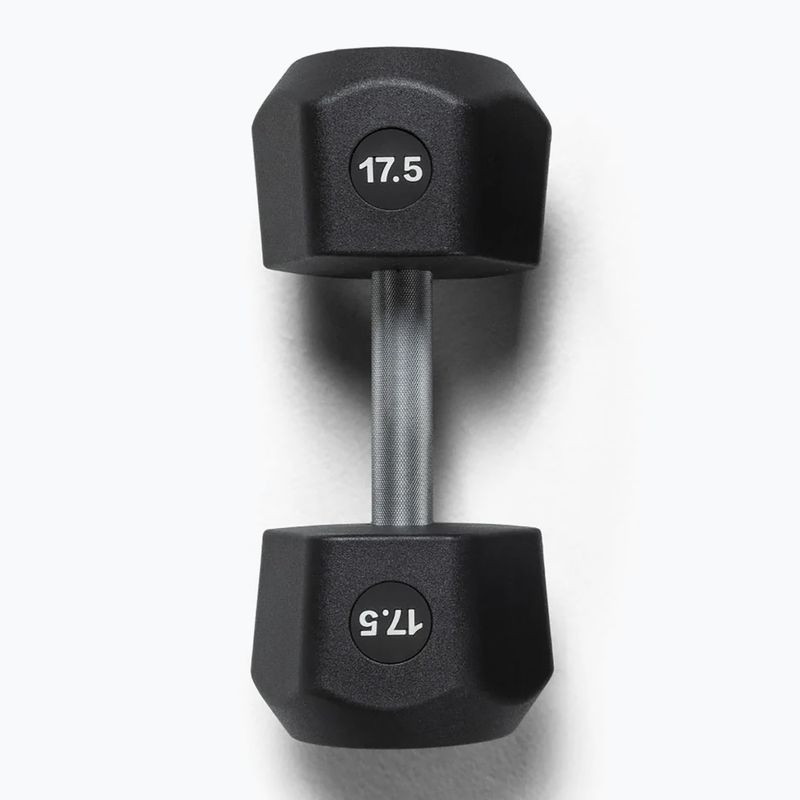 Manubrio Centr Urethane Dumbbell Centr x Hyrox 17,5 kg black 2