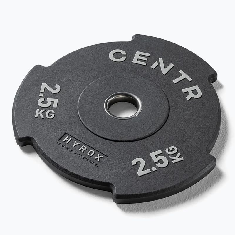 Carico bumper Centr Olimpijski Centr x Hyrox Interlocking Bumper Plate 2 pcs black 2