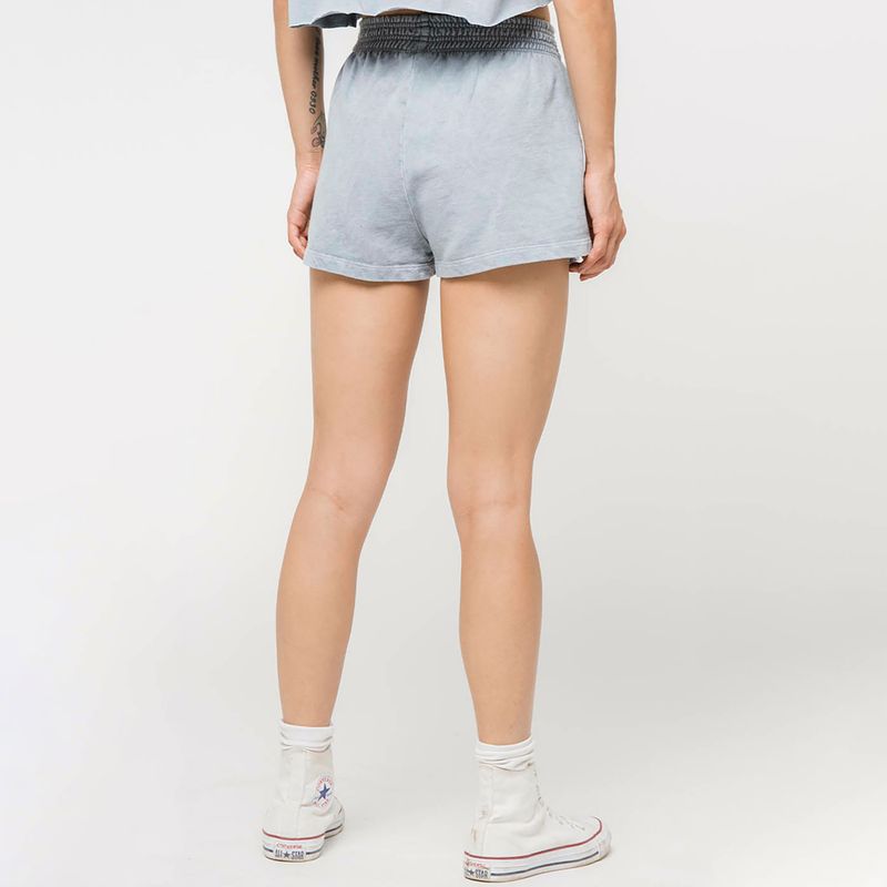 Pantaloncini da donna Kaotiko in acciaio lavato 3