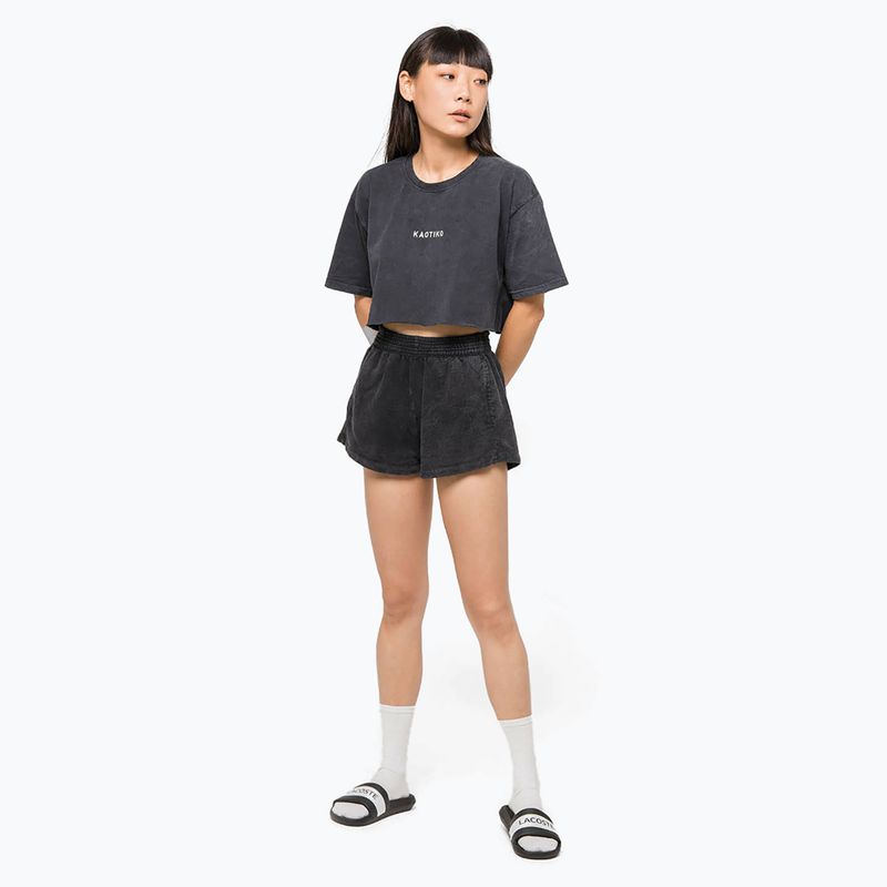 Pantaloncini da donna Kaotiko Washed black 2