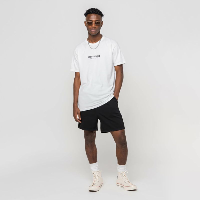 Maglietta Kaotiko Washed Love Club da uomo, bianco 2