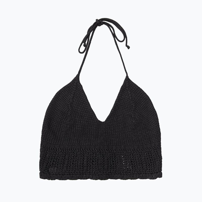 Top Kaotiko Tiran Crochet Menorca donna nero 5