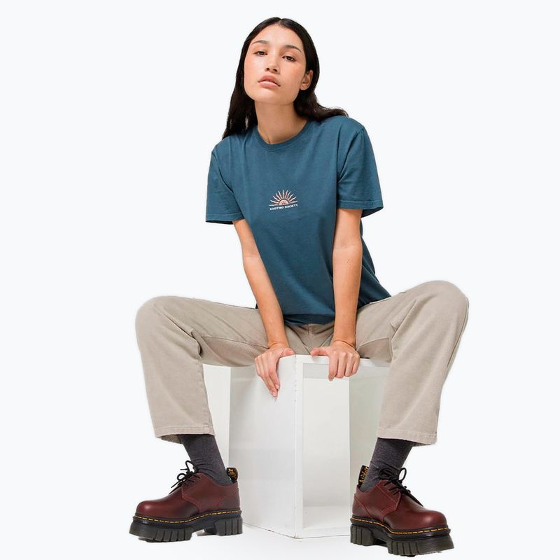 Maglietta da donna Kaotiko Washed Serengueti marino 2