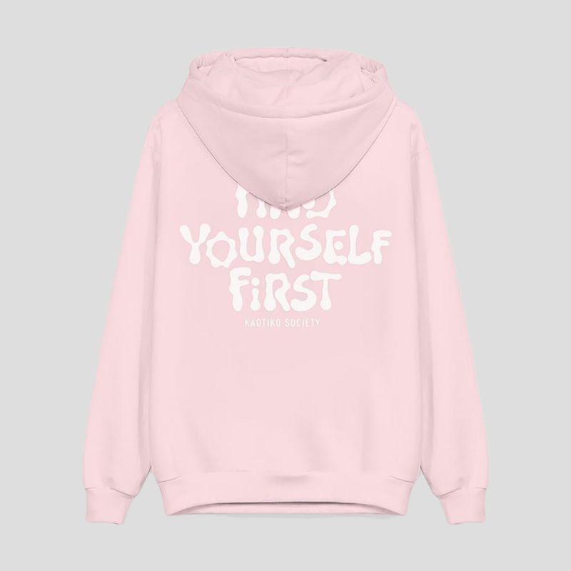 Kaotiko felpa donna Find Yourself pantera rosa 4