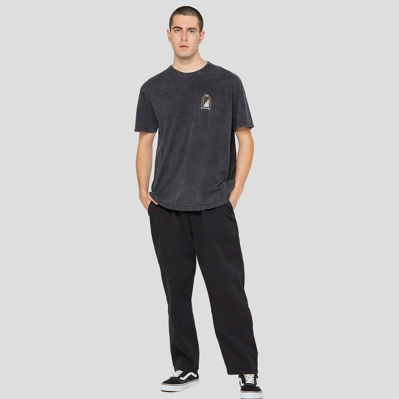 Maglietta Kaotiko Washed Trust Your Intuition da uomo, nero 2