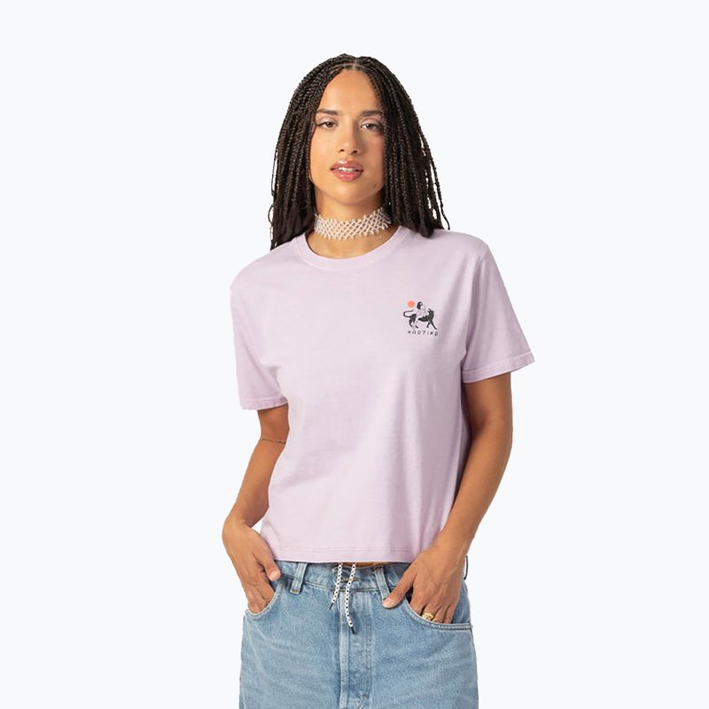 Maglietta Kaotiko Washed Neverland malva da donna