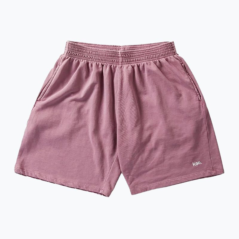 Pantaloncini da uomo Kaotiko Washed Daylen bordeaux 3