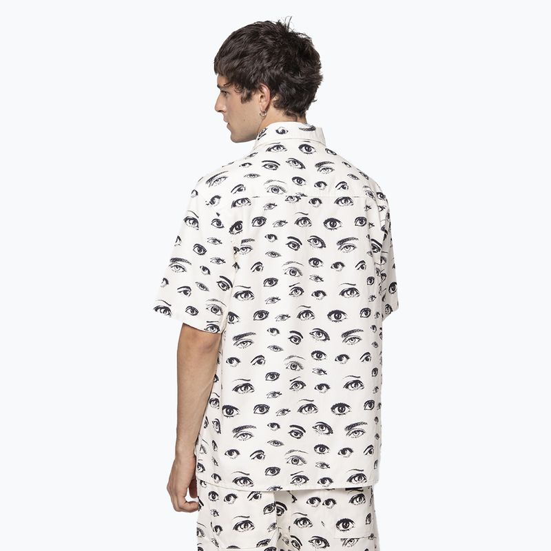 Camicia Kaotiko Peek Canvas avorio da uomo 2