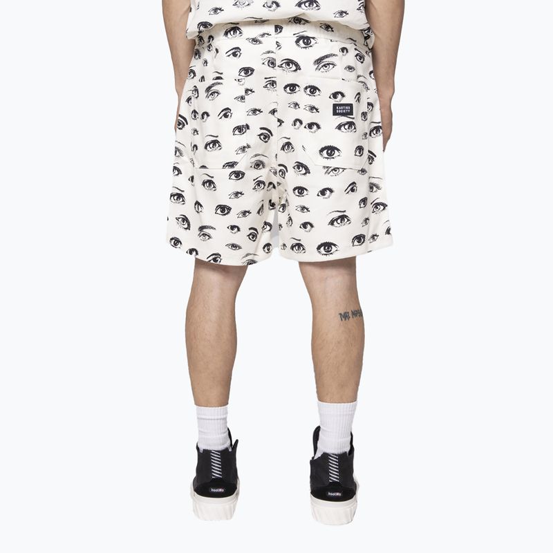 Pantaloncini da uomo Kaotiko Peek Canvas avorio 2