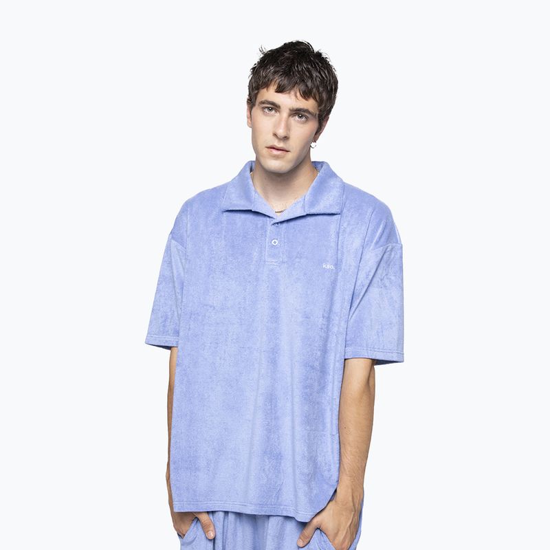 Polo Kaotiko Towel blu cielo da uomo