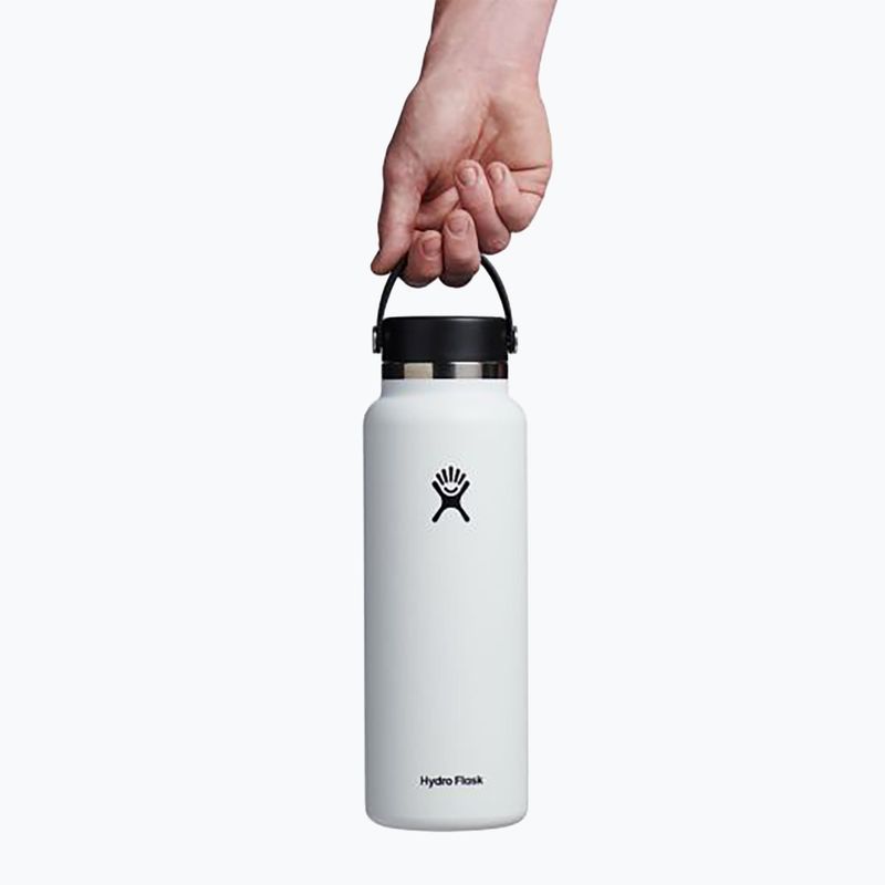 Bottiglia termica Hydro Flask Wide Flex Cap 1180 ml bianco 3