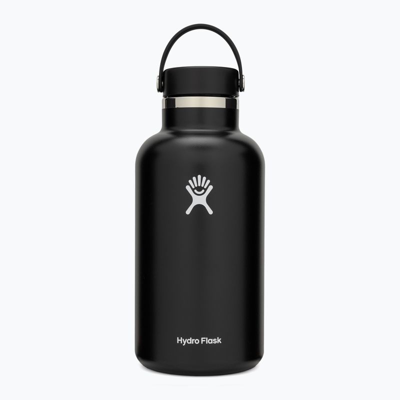 Hydro Flask Wide Flex Cap 64 Oz 1892 ml bottiglia da viaggio nera