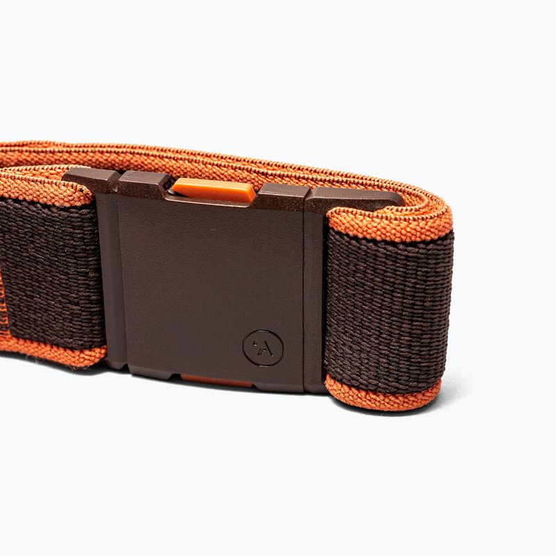 Cintura per pantaloni Arcade Carto in castagno e corallo 3