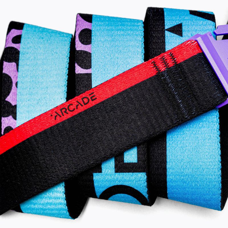 Cintura per pantaloni Arcade Sierra in tinta acida e blu 4