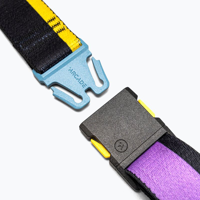 Cintura per pantaloni Arcade Sierra Slim in tinta acida/viola 2