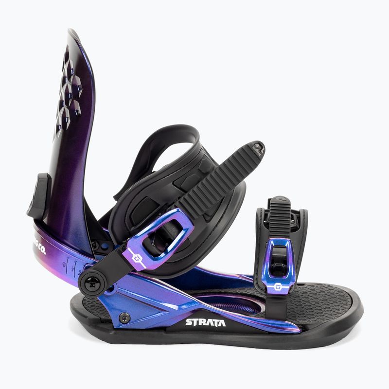 Attacchi da snowboard Union Strata da uomo viola cangiante 2