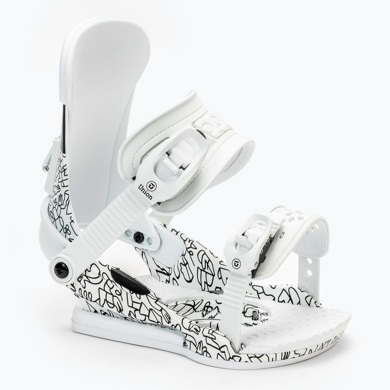 Attacchi da snowboard da donna Union Milan white/lucas b.