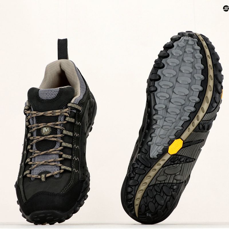 Merrell Intercept liscio nero scarpe da trekking da uomo 18