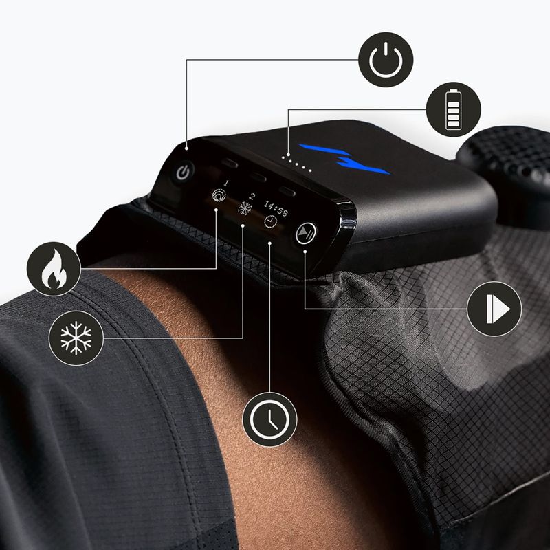 Dispositivo per il recupero del ginocchio Hyperice Contrast 2 Knee black 4