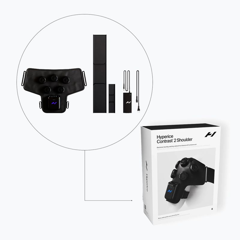 Dispositivo per il recupero delle spalle Hyperice Contrast 2 Shoulder black 4