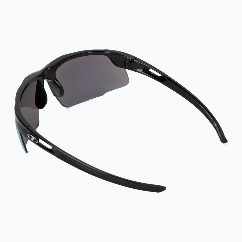 Occhiali da sole Tifosi Centus nero lucido/blu fumé 2
