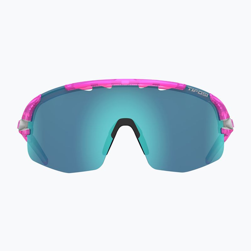 Occhiali da sole Tifosi Sledge Lite crystal pink/clarion blue/ac red/clear 8