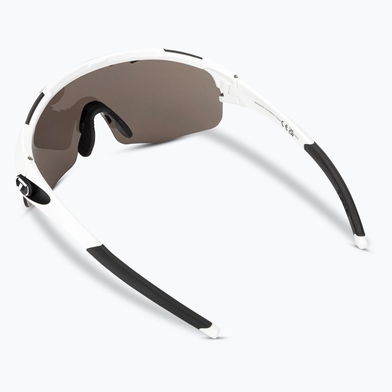 Occhiali da sole Tifosi Sledge Lite bianco opaco/fumo/ac rosso/chiaro 3