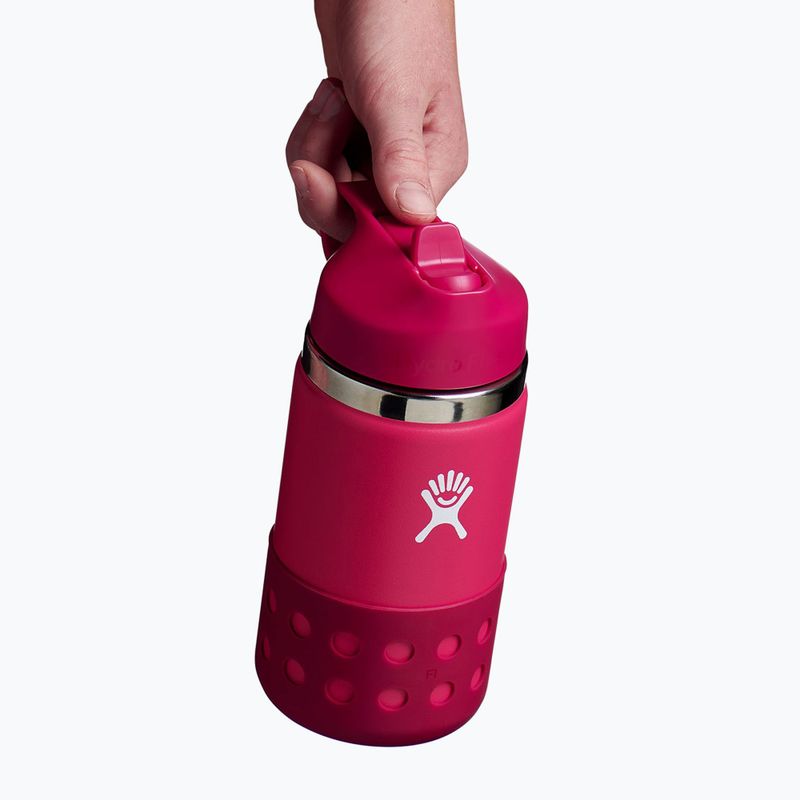 Hydro Flask Coperchio a cannuccia a bocca larga e stivale 355 ml bottiglia termica peonia 3