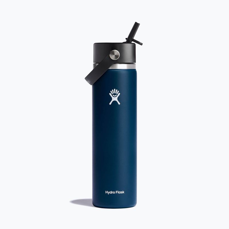 Bottiglia termica Hydro Flask Wide Flex Straw 710 ml indaco