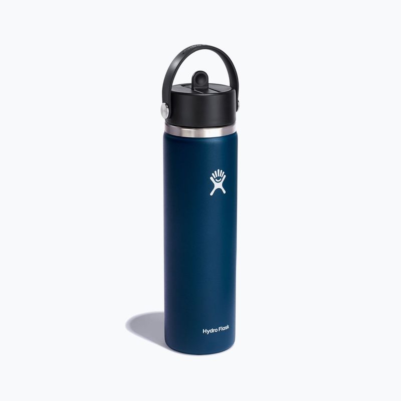 Bottiglia termica Hydro Flask Wide Flex Straw 710 ml indaco 2