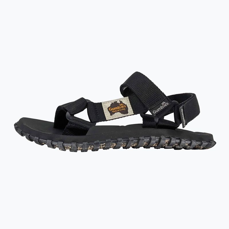 Gumbies Scrambler sandali neri