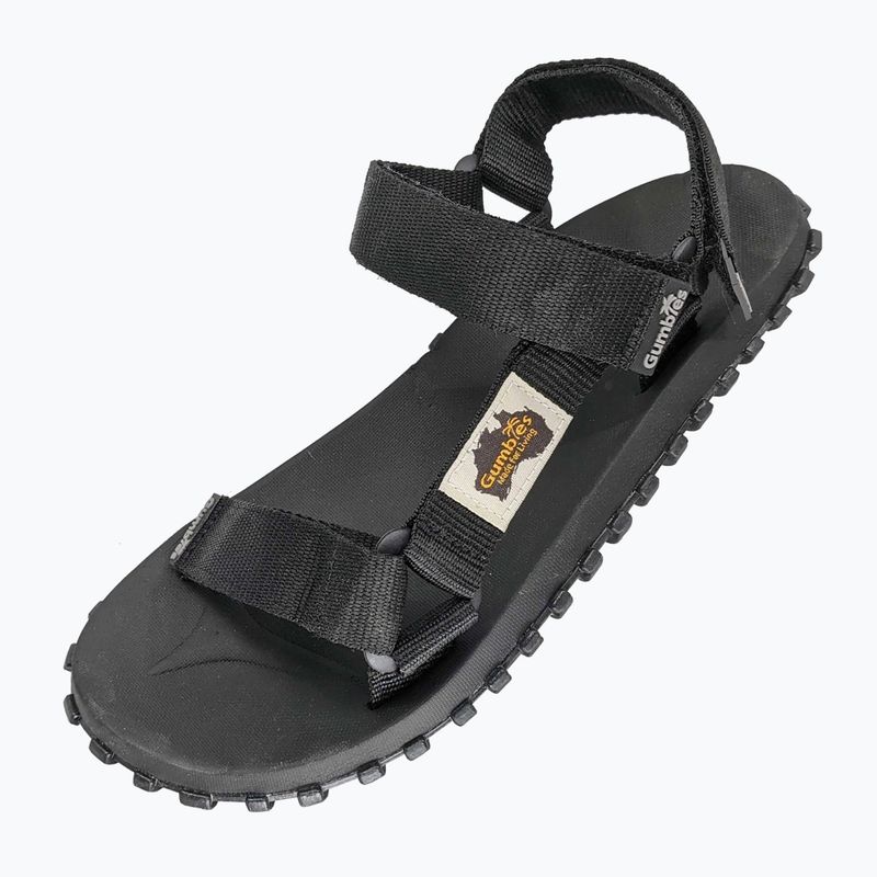 Gumbies Scrambler sandali neri 2