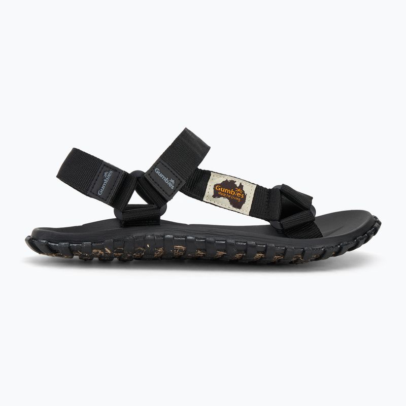 Gumbies Scrambler sandali neri 2